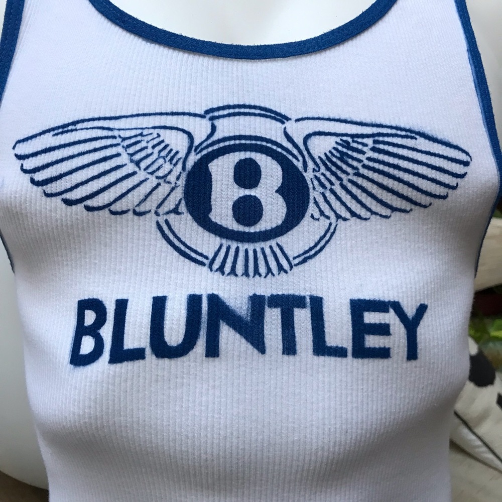 BLUNTLEY I’d rather be Rollin Hip Hop funny exclusive urban Blunt tank unisex L